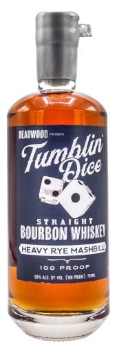 Deadwood Straight Bourbon Whiskey Tumblin’ Dice, 3 Year Old 750ml