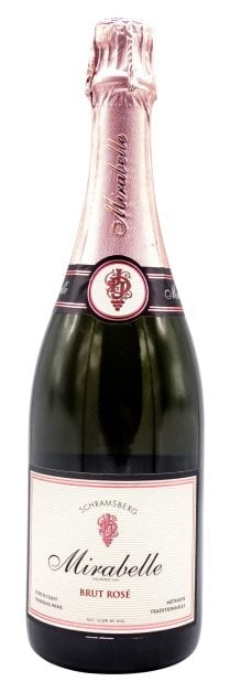 bottle of NV Schramsberg Sparkling Mirabelle Rose 750ml