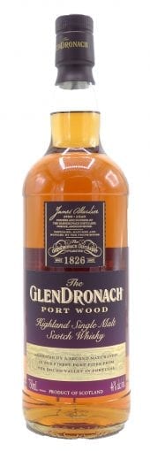 Glendronach Single Malt Scotch Whisky Port Wood, 92 Proof 750ml
