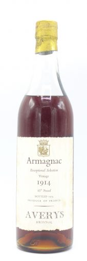 1914 Averys Bristol Armagnac Exceptional Selection (1974) 700ml