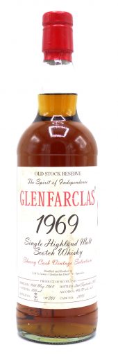 1969 Glenfarclas Single Malt Scotch Whisky Old Stock Reserve 750ml