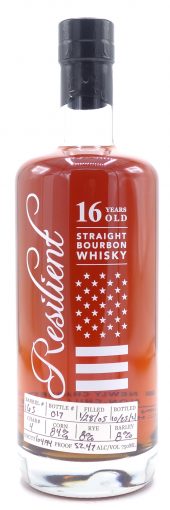 Resilient Bourbon Whiskey 16 Year Old, Single Barrel #165 750ml