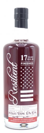 Resilient Bourbon Whiskey 17 Year Old, Sherry Butt Finish 750ml