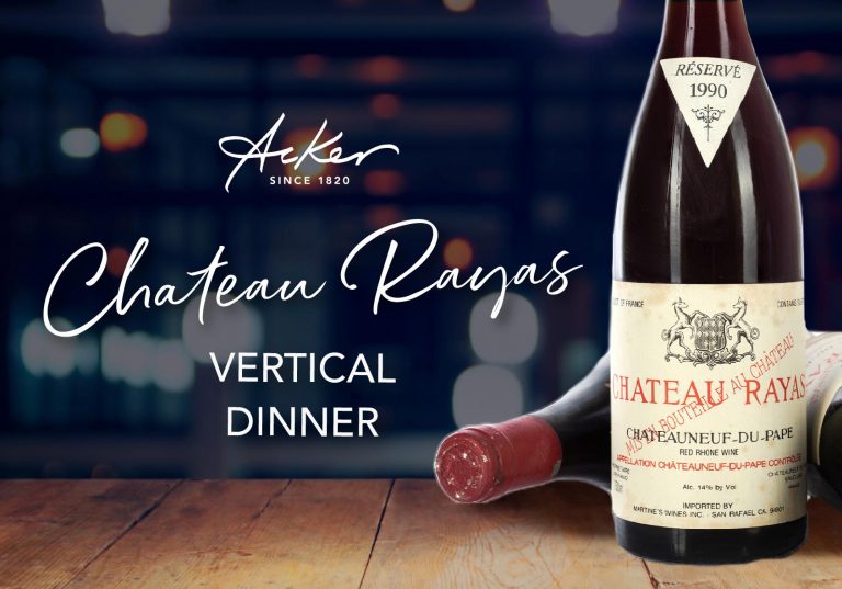 Chateau Rayas Vertical Dinner